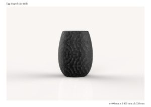 Egg Shaped Side Table