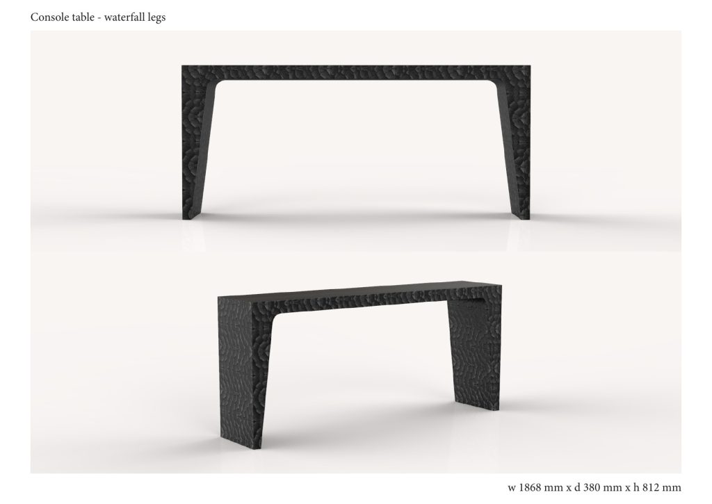 Console Table – Waterfall Legs