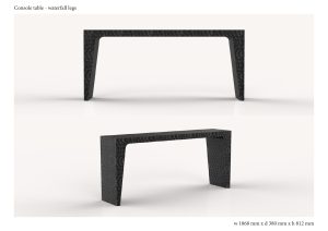 Console Table – Waterfall Legs